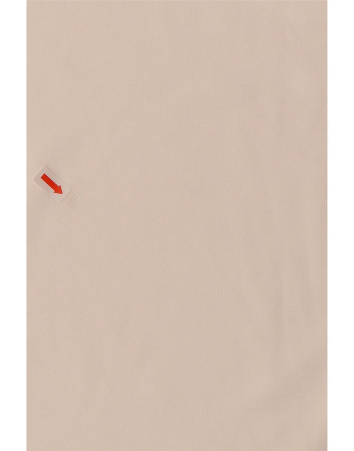 ADIDAS Damen Climacool T-Shirt Top UK 12 Medium Weiß Polyester