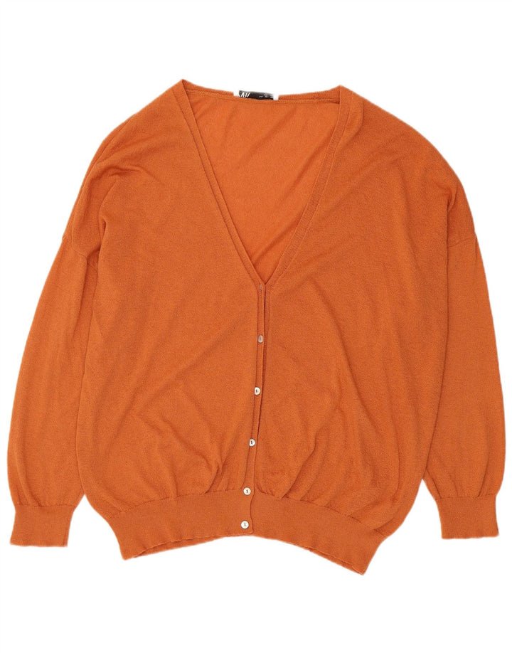 Zara Damen-Strickjacke in Übergröße, Gr. 40, Größe L, Orange, Acryl