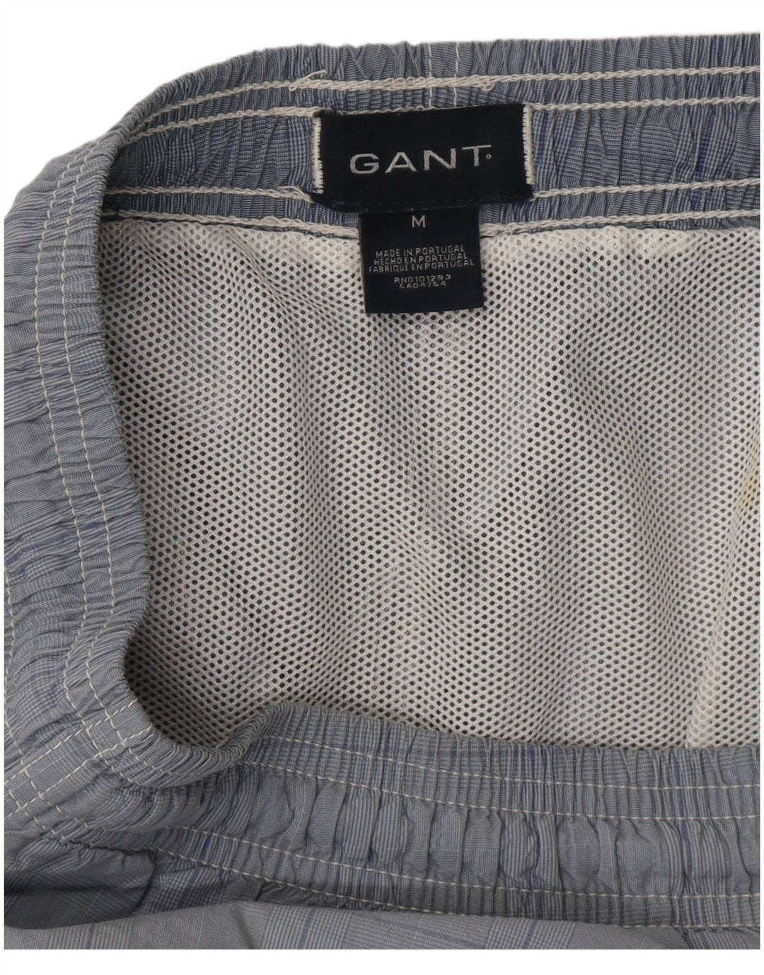Gant Herren Badeshorts Mittelblau kariert