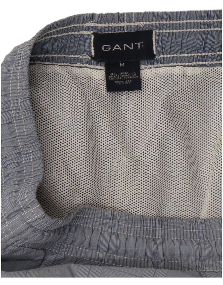 Gant Herren Badeshorts Mittelblau kariert