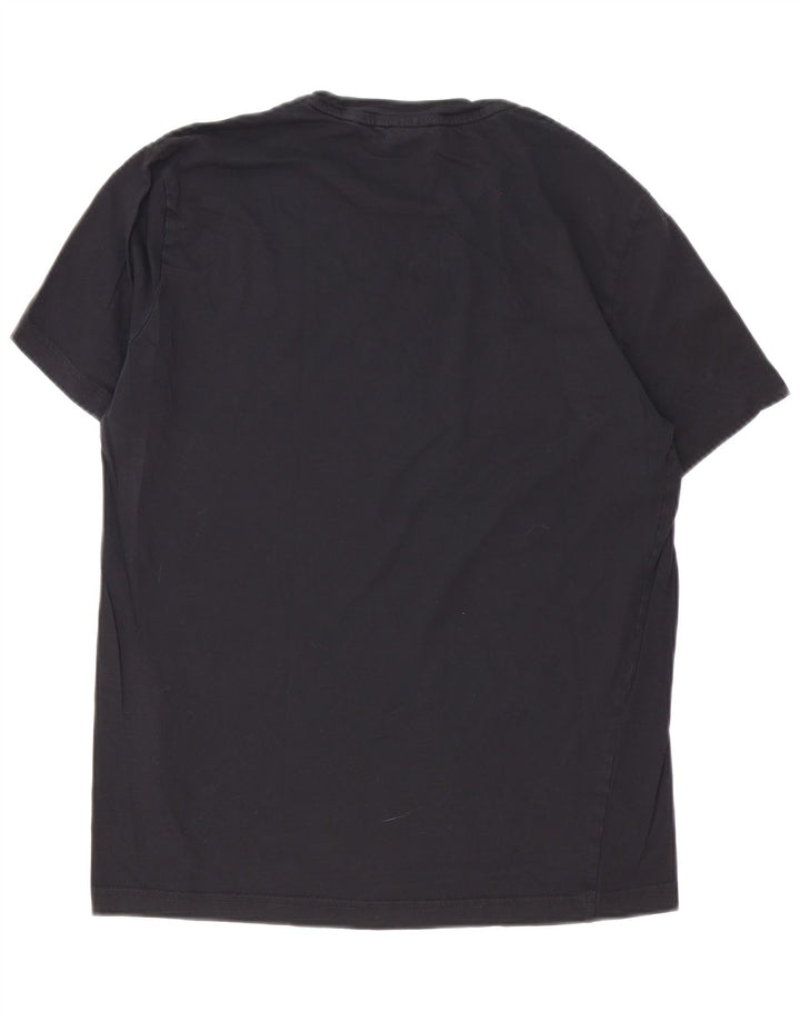 Champion Herren-T-Shirt mit Grafik, mittelschwarze Baumwolle