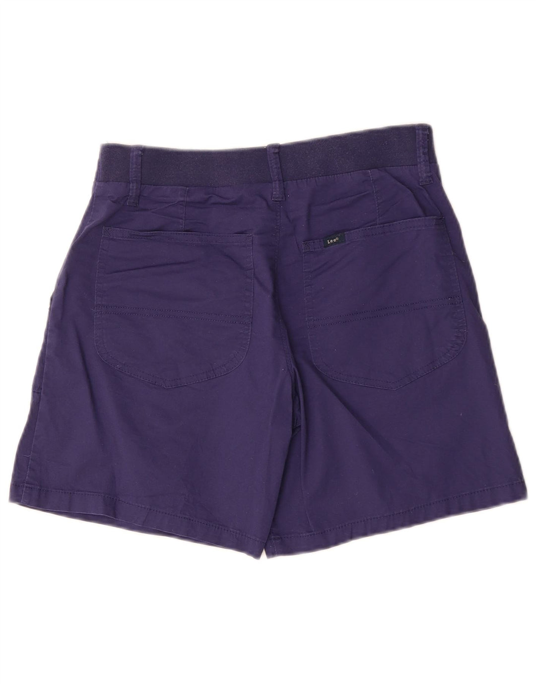 Lee Damen Chinoshorts US 6 Medium W30 Marineblaue Baumwolle