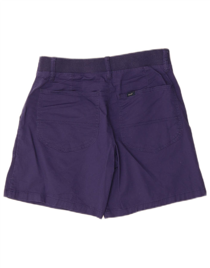 Lee Damen Chinoshorts US 6 Medium W30 Marineblaue Baumwolle