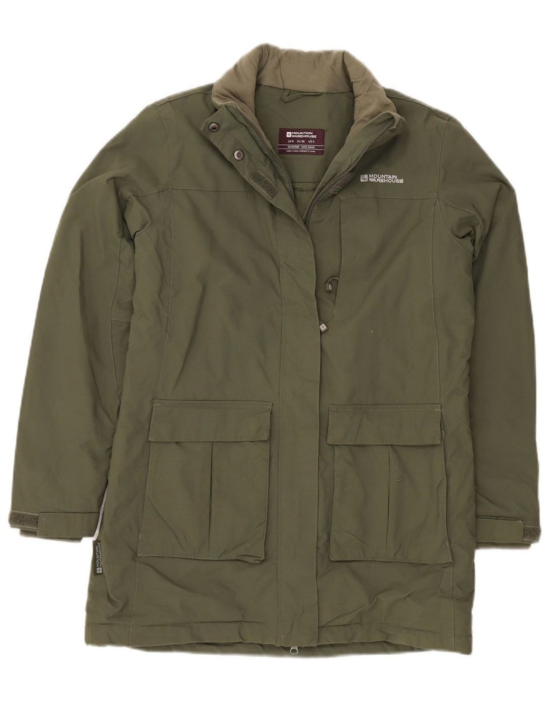 MOUNTAIN WAREHOUSE Damen Übergroßer Windjacke-Mantel UK 8 Small Khaki