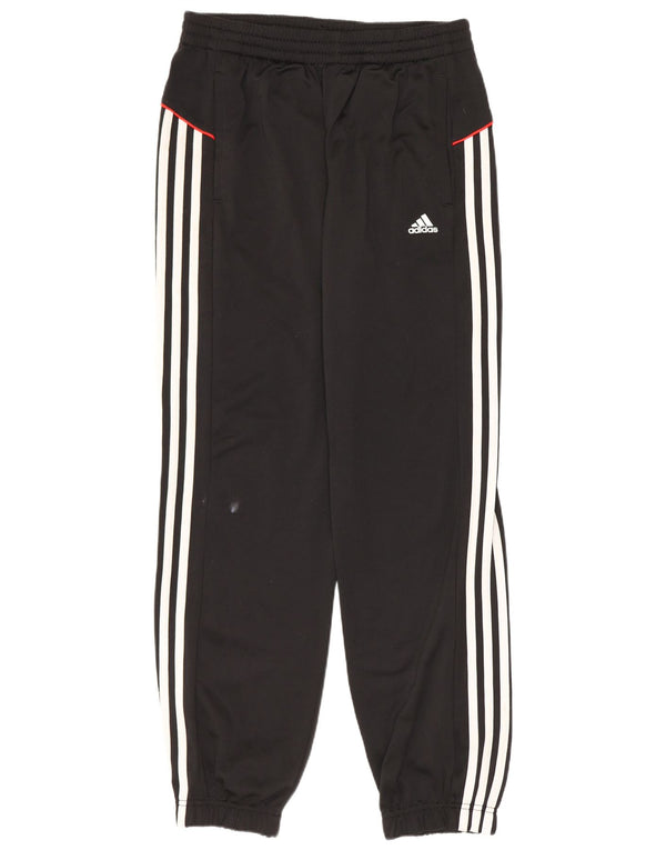 Adidas Jungen-Trainingshose, Jogginghose, 13–14 Jahre, schwarzes Polyester