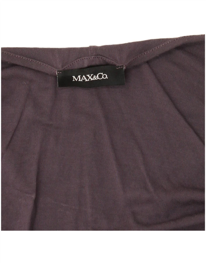 Max & Co. Damen A-Linien-Kleid UK 6 XS Lila