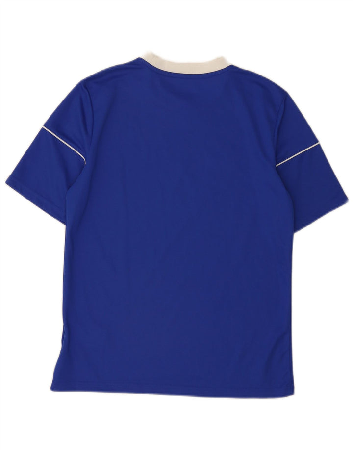 Adidas Jungen Climalite T-Shirt Top 13-14 Jahre Blau Polyester