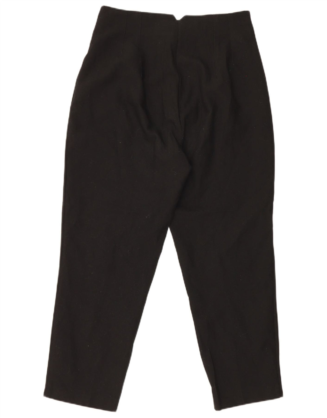 Zara Damen-Anzughose, schmal zulaufend, Größe L, W30, L27, Schwarz, Polyester
