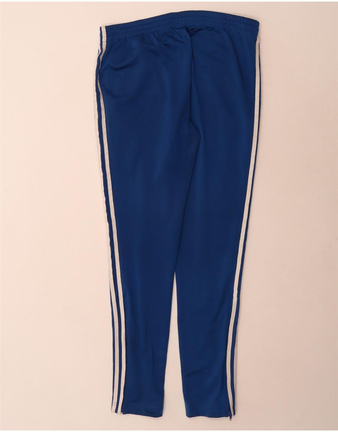 Adidas Damen Trainingshose UK 14 Large Blau Polyester