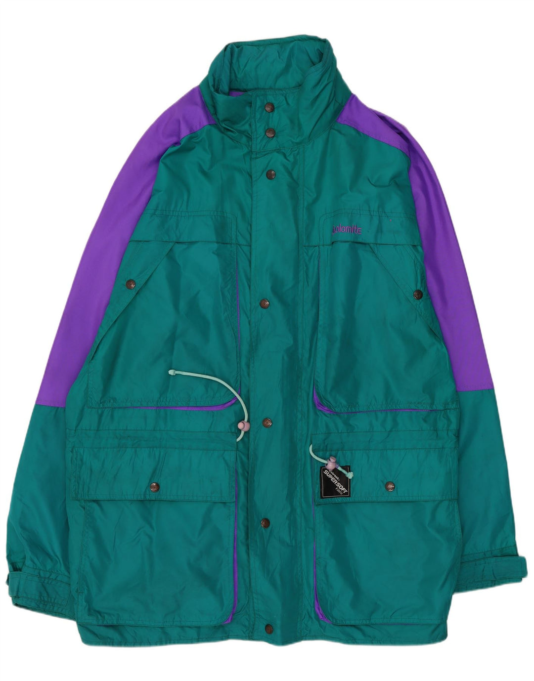 Dolomit Herren Windjacke UK 44 2XL Grüner Farbblock