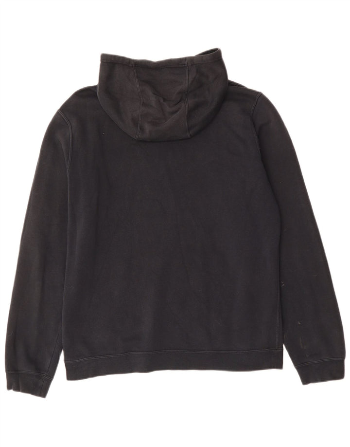 Nike Herren-Hoodie-Pullover aus mittelschwarzer Baumwolle