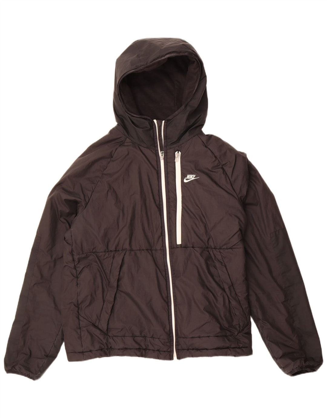 Nike Damen Therma-Fit Hooded Windjacke UK 14 Medium Schwarz