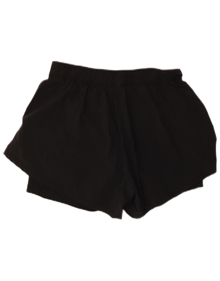 NIKE Damen Sportshorts UK 14 Large Schwarz