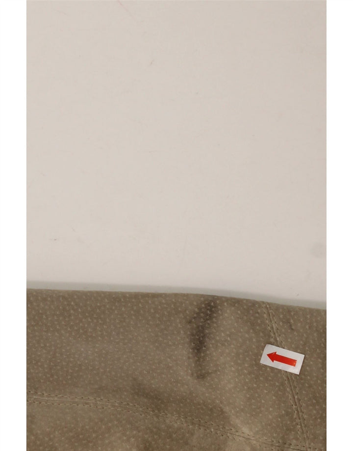 COLLECTION Womens Oversized Suede Jacket UK 10 Small  Beige Leather