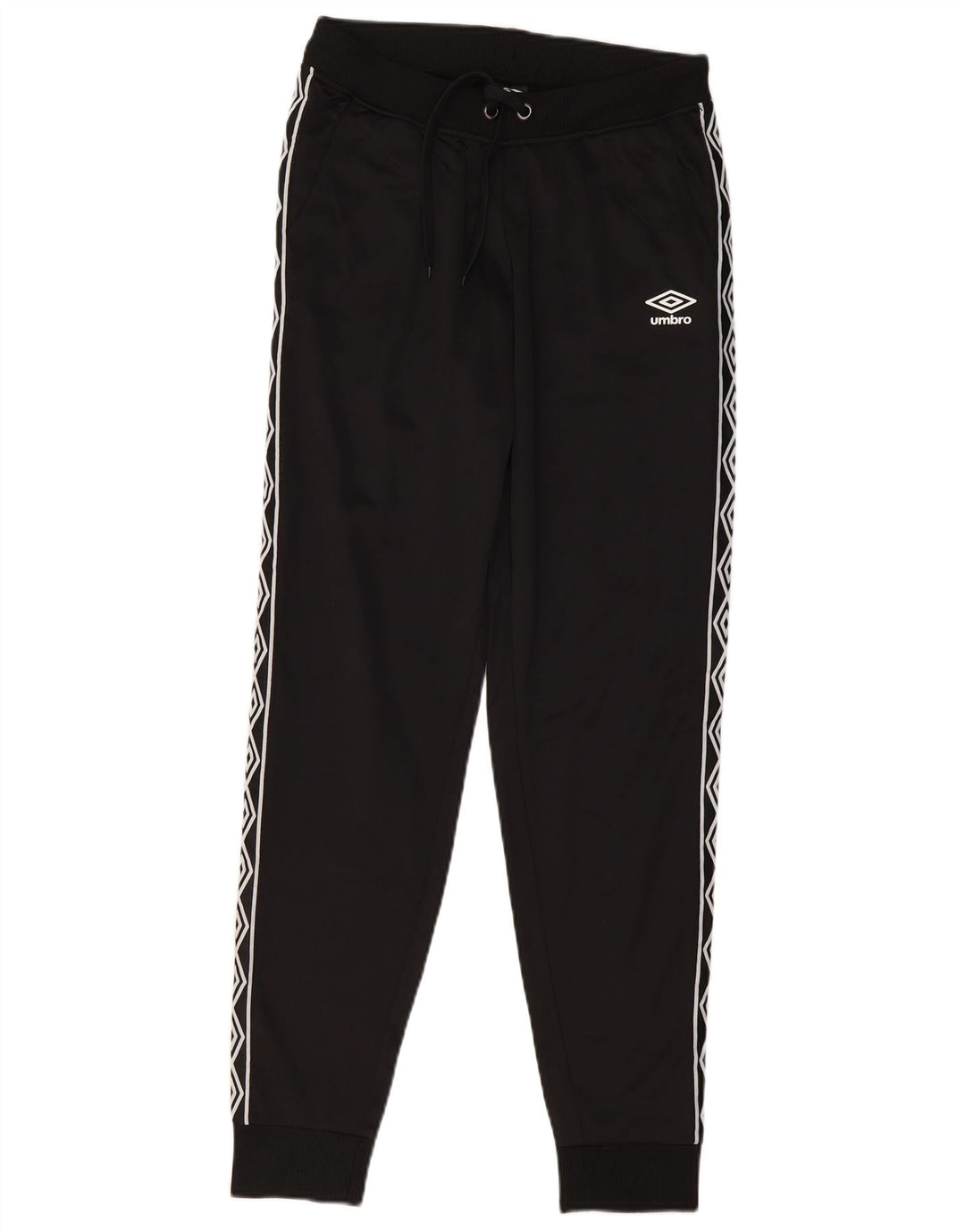 Umbro Herren-Trainingsanzug mit Grafik, Jogginghose, Größe S, Schwarz, Polyester