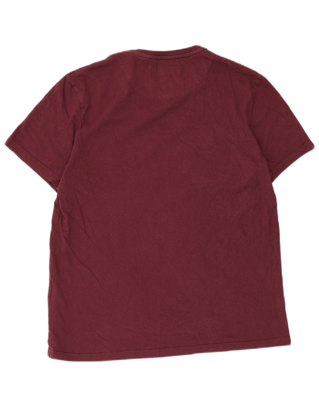 Lyle & Scott Herren T-Shirt Top Large Kastanienbraun Baumwolle