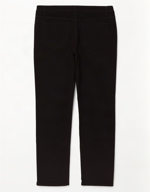 Marks & Spencer Damen Sienna Freizeithose UK 18 XL W36 L29 Schwarz