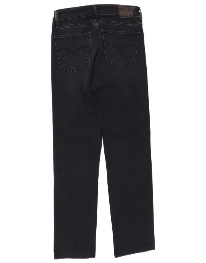 Levi's Damen 712 Slim Jeans W26 L27 Marineblaue Baumwolle