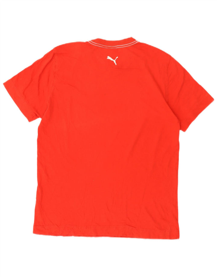 PUMA Herren Graphic T-Shirt Top Mittelrot