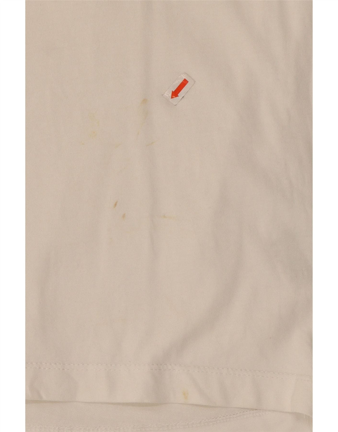 NIKE Mens Graphic T-Shirt Top Medium Off White Cotton