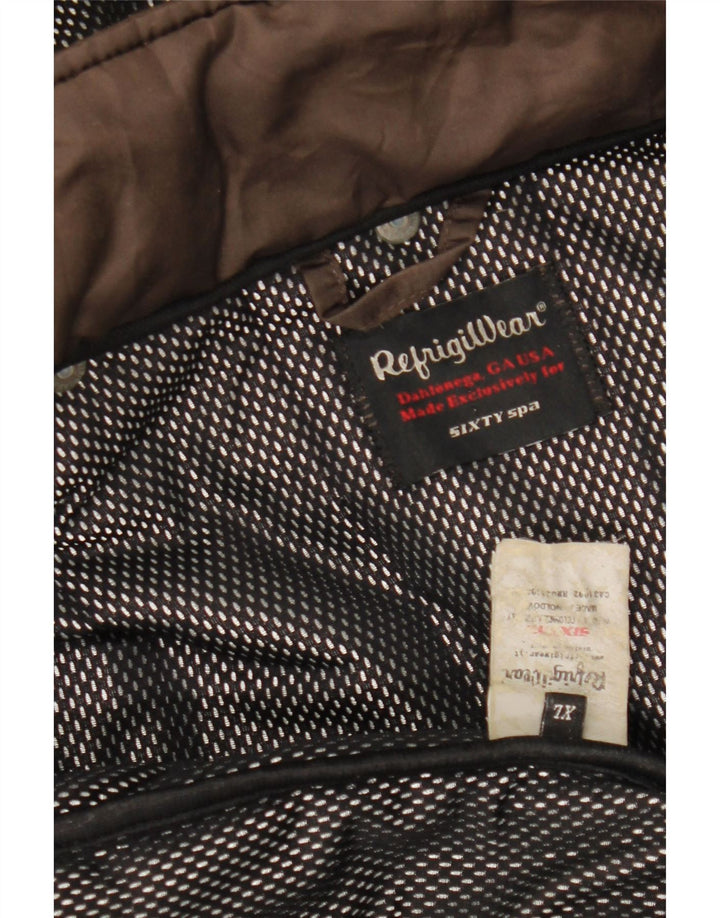 REFRIGIWEAR Wattierte Damenjacke mit Kapuze, UK 18, XL, Braun