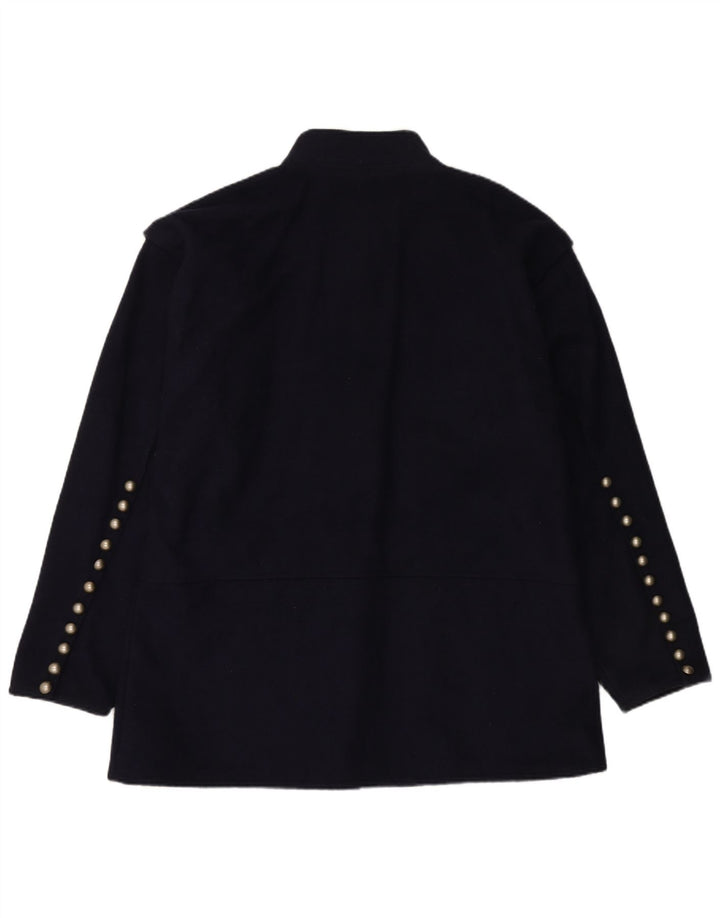 LEONARDO CARBONE Herren Militärmantel UK 46 3XL Marineblau