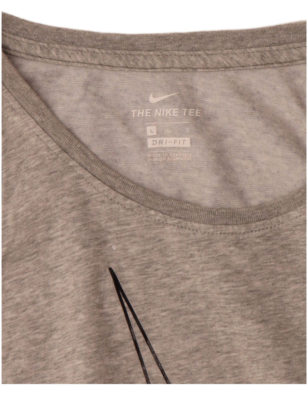 Nike Herren Dri Fit Graphic Vest Top Große graue Baumwolle
