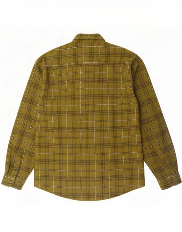 Wampum Herren-Oversize-Hemd XL Grün kariert
