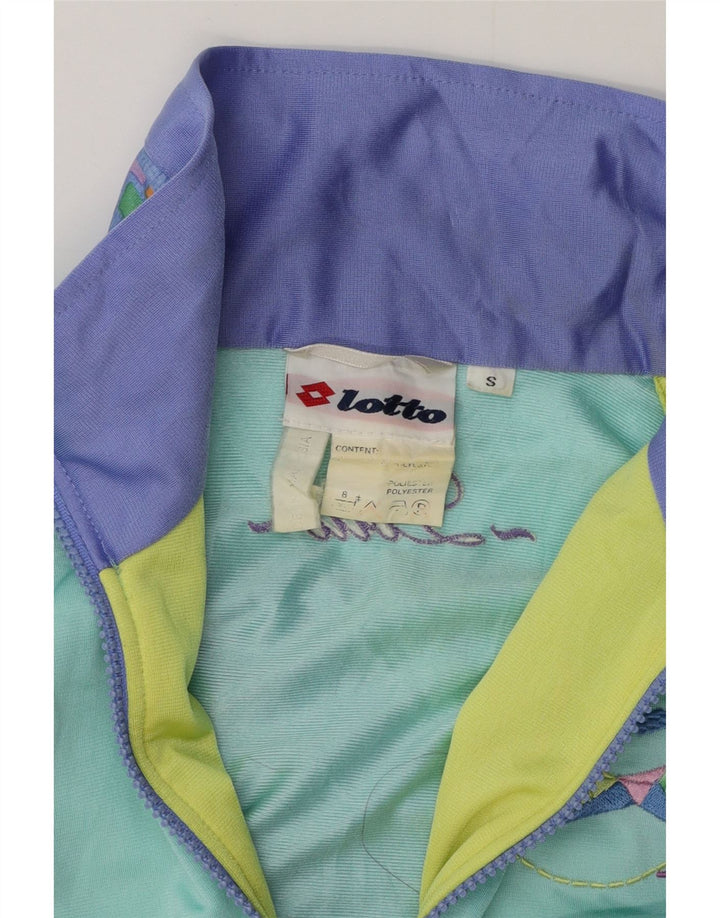 Lotto Herren-Trainingsanzug mit lockerer Passform, Jacke, Größe S, Lila, Farbblock