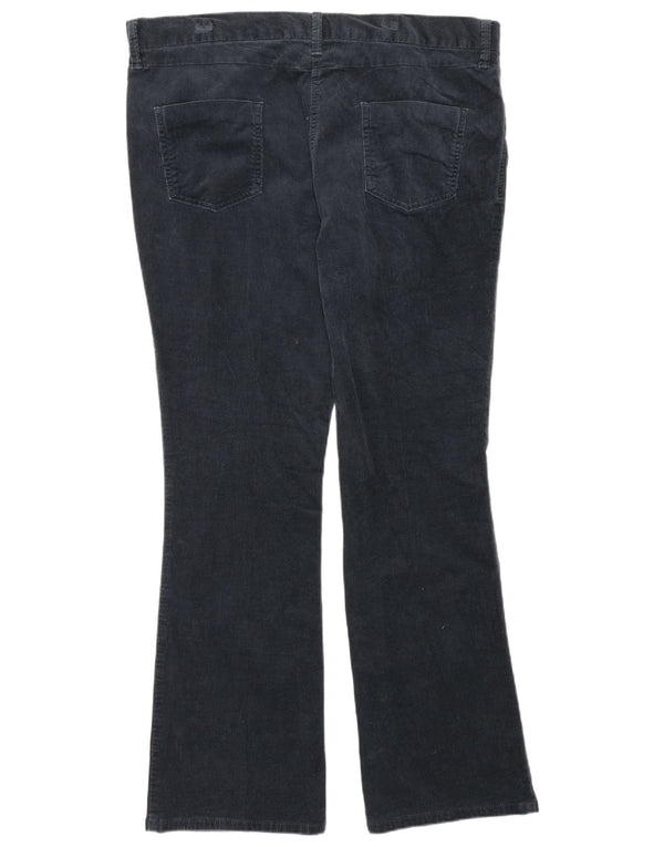 Marks & Spencer Damen Cordhose mit hoher Taille, UK 16, Größe L, W36, L31, Nav