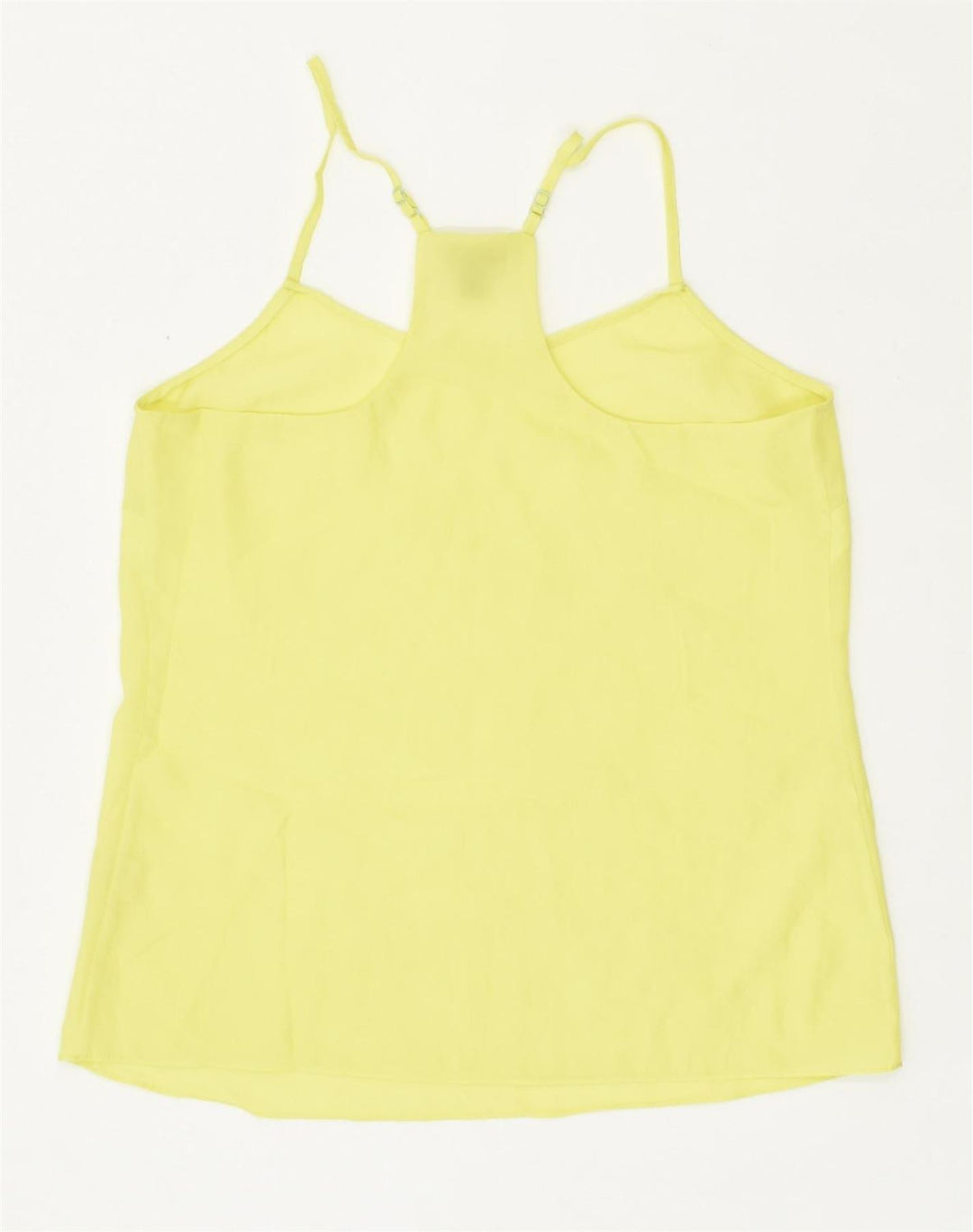J. CREW Womens Cami Top US 6 Medium Yellow Polyester | Vintage J. Crew | Thrift | Second-Hand J. Crew | Used Clothing | Messina Hembry 