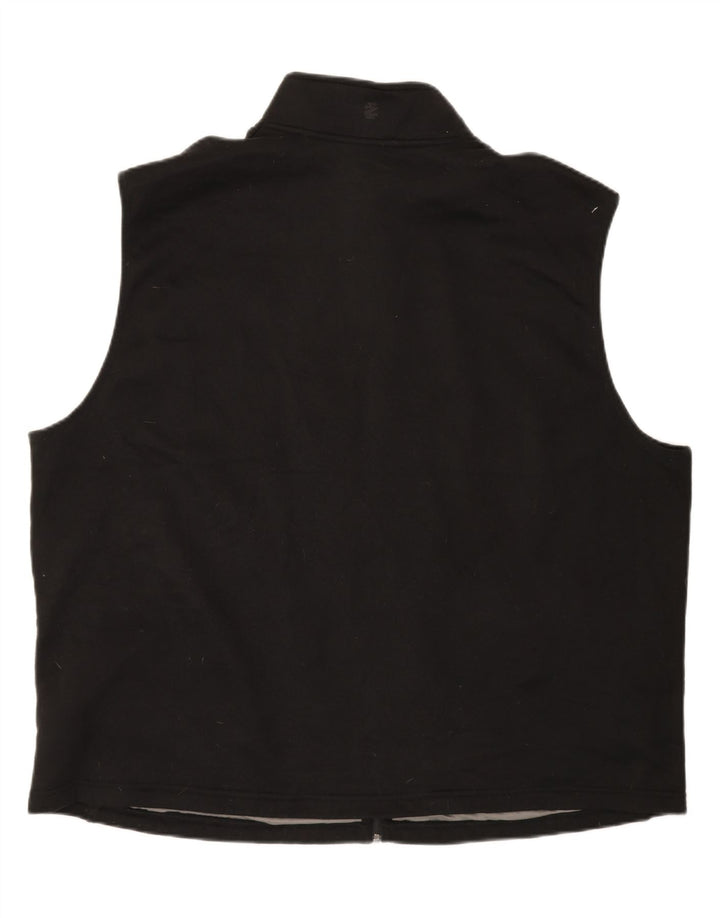 IZOD Mens Tall Gilet UK 46 3XL Black Vintage Izod and Second-Hand Izod from Messina Hembry 