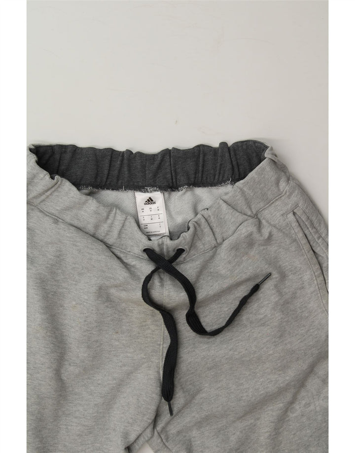 ADIDAS Mens Climalite Tracksuit Trousers Joggers Medium  Grey Cotton Vintage Adidas and Second-Hand Adidas from Messina Hembry 