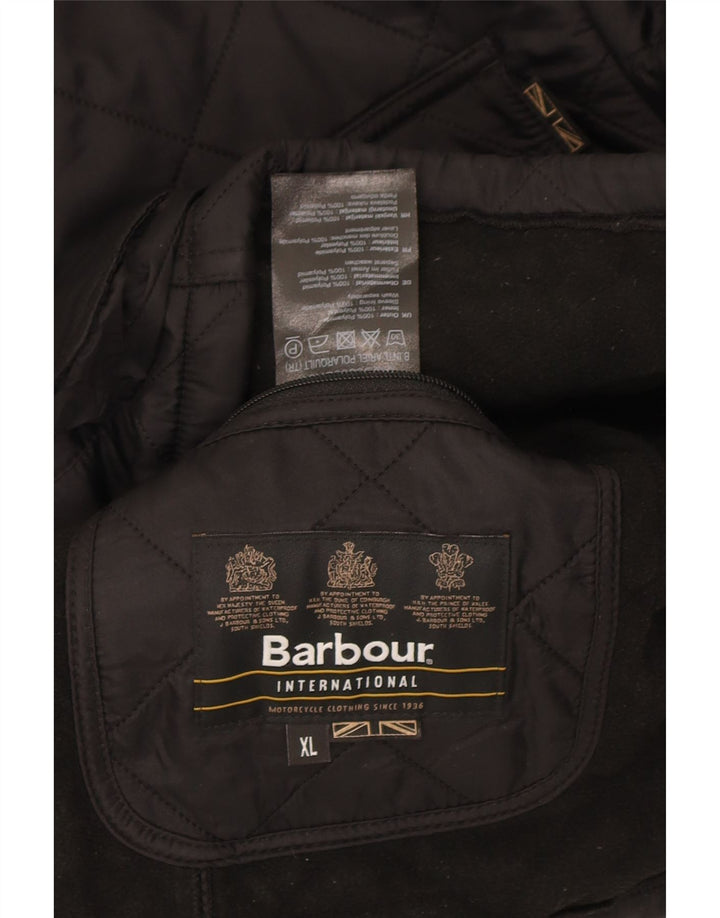 Barbour Herren Steppjacke UK 42 XL Schwarz Polyamid