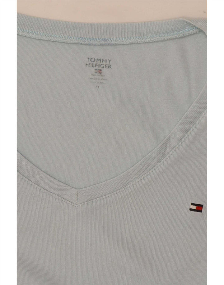 Tommy Hilfiger Damen T-Shirt Top UK 12 Mittelblau