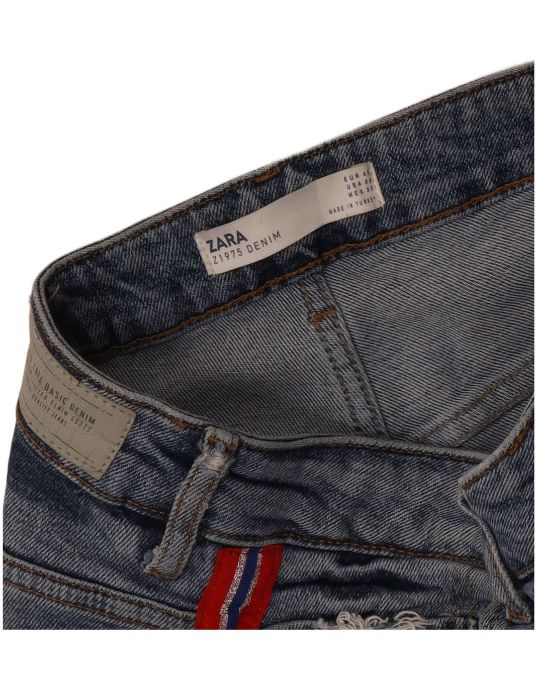 Zara Damen Skinny Jeans EU 40 Medium W30 L28 Blau