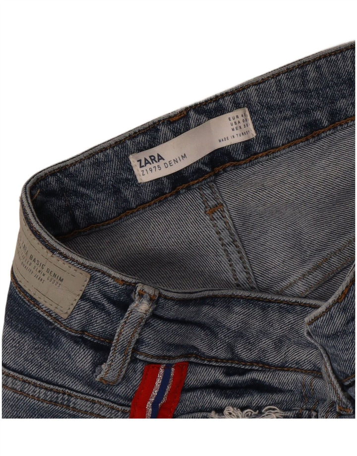 Zara Damen Skinny Jeans EU 40 Medium W30 L28 Blau