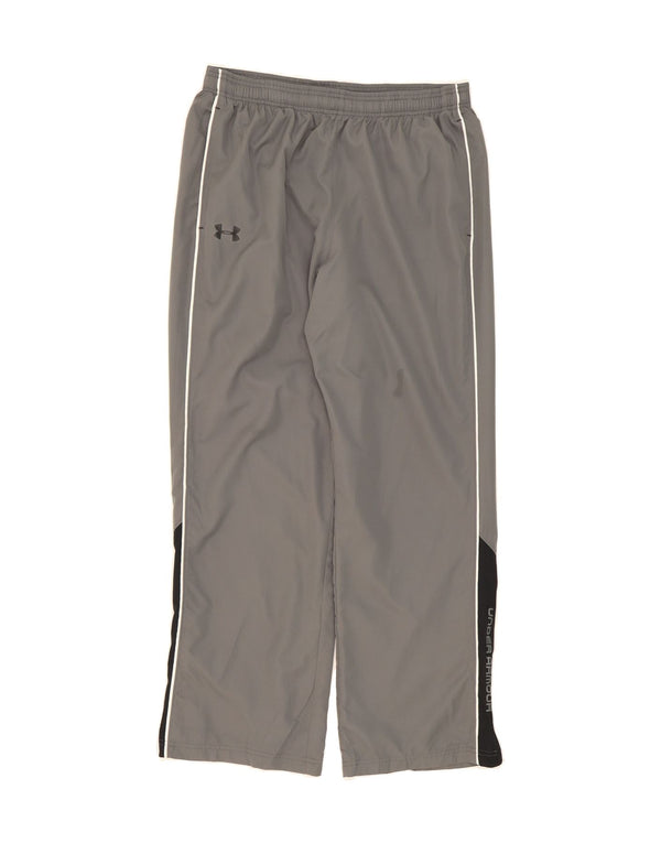 UNDER ARMOUR Mens Tracksuit Trousers Medium  Grey Colourblock Polyester
