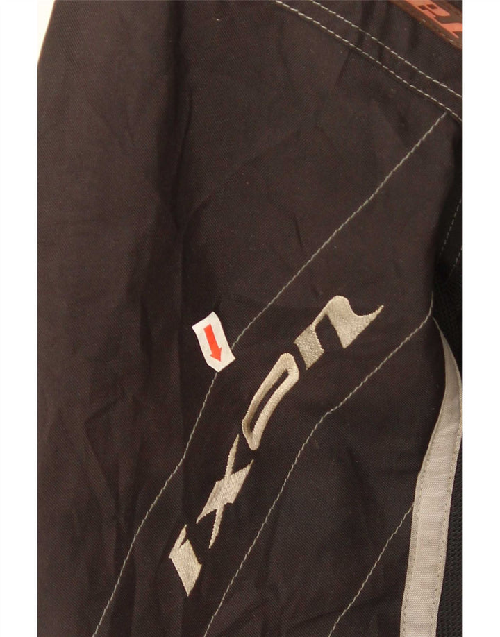 Ixon Herren Motorrad Graphic Racer Jacke UK 38 Mittelschwarzes Polyester