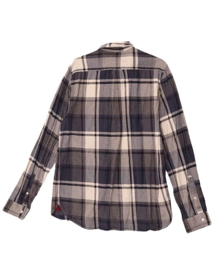 Woolrich Herren-Flanellhemd, mittelgroß, marineblau, kariert