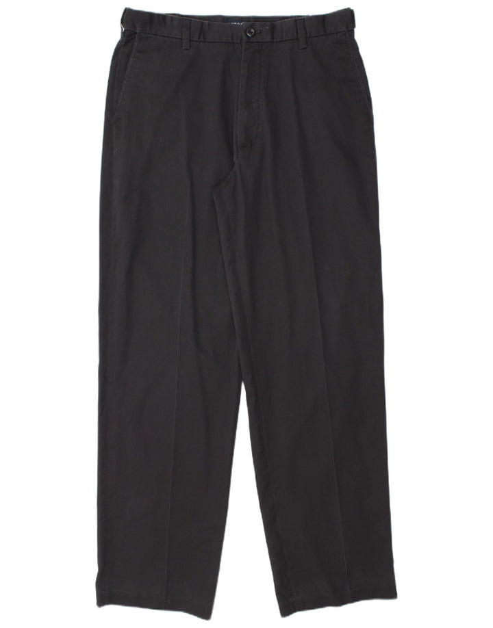 IZOD Gerade Chino-Hose für Herren, W34, L34, marineblaue Baumwolle