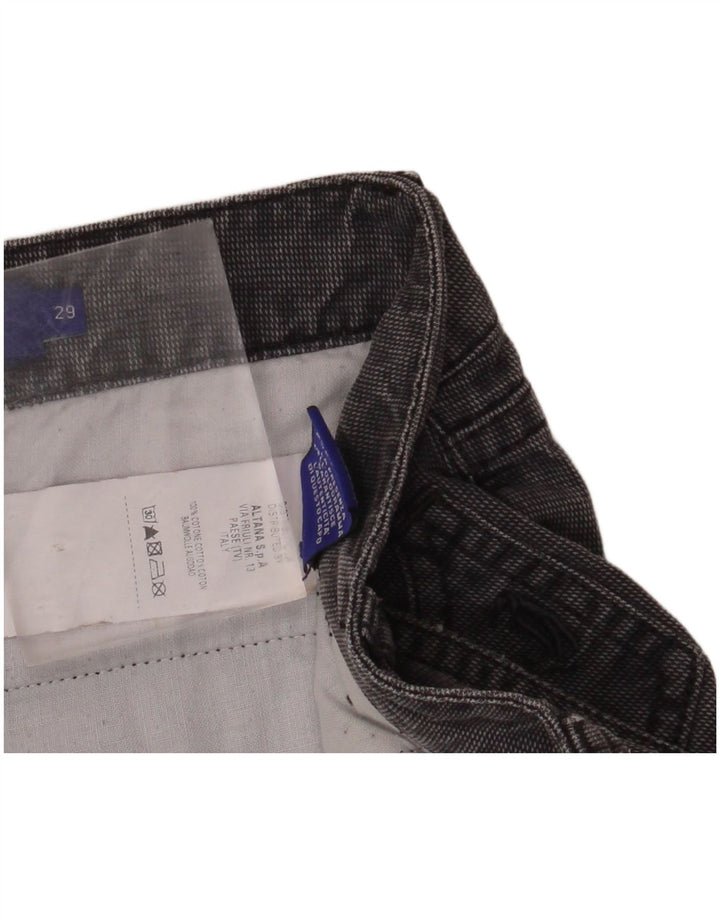 JECKERSON Herren Chinoshorts W29 Mittelschwarze Baumwolle