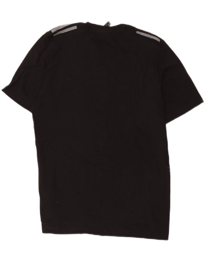 Adidas Herren T-Shirt Top Medium Schwarz Baumwolle