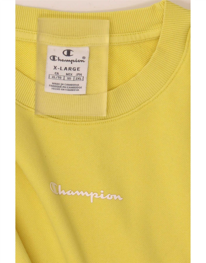 Champion Damen Sweatshirt Pullover UK 18 XL Gelb
