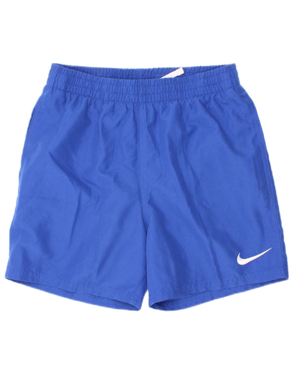 Nike Sportshorts für Jungen, 12–13 Jahre, groß, blaues Polyester