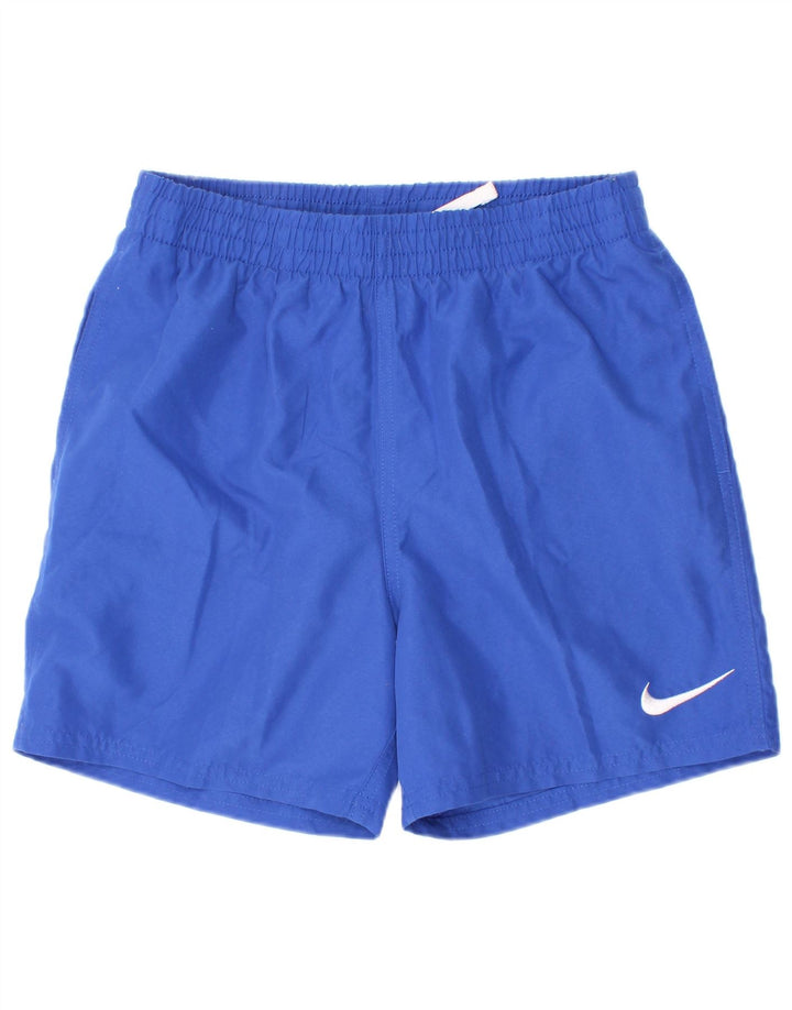 Nike Sportshorts für Jungen, 12–13 Jahre, groß, blaues Polyester