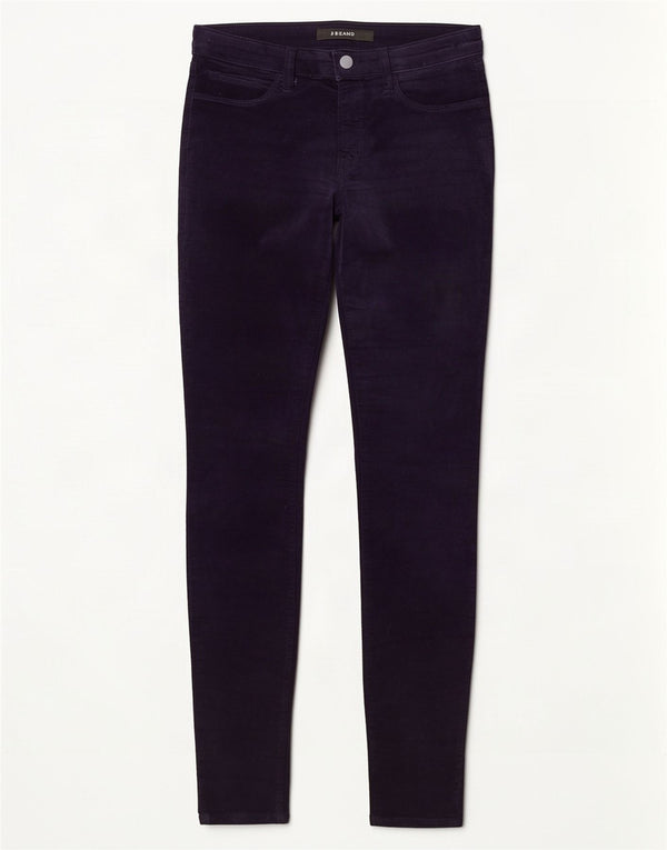 J Brand Damen Skinny-Freizeithose aus Samt, W29, L30, Lila, Baumwolle