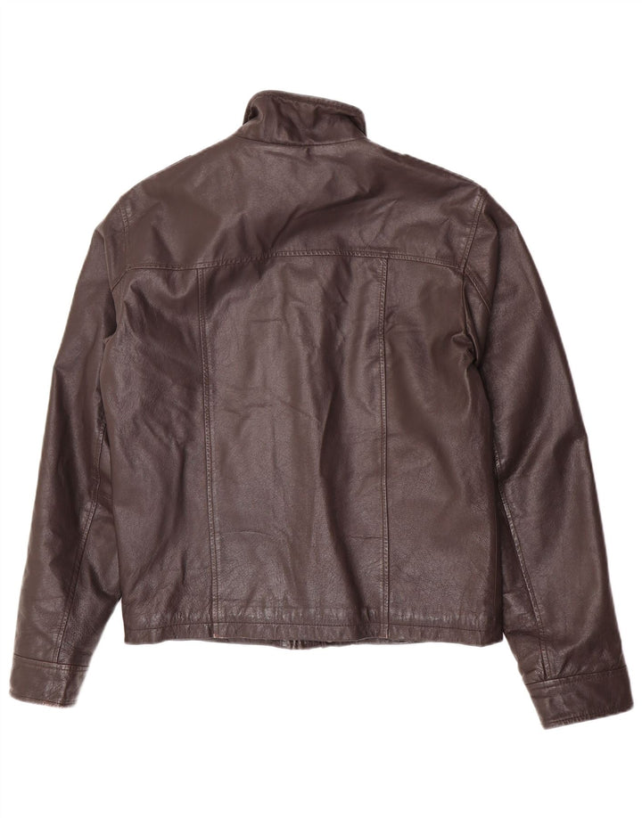 Conbipel Herren Lederjacke IT 48 Mittelbraunes Leder