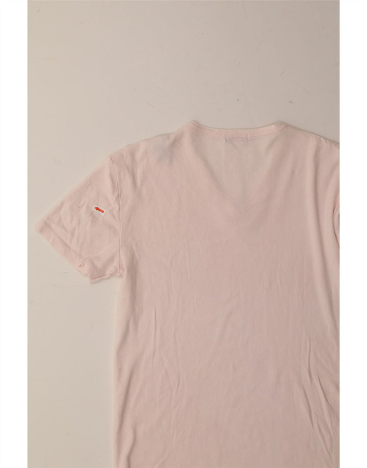 BENETTON Womens T-Shirt Top UK 10 Small Pink Vintage Benetton and Second-Hand Benetton from Messina Hembry 