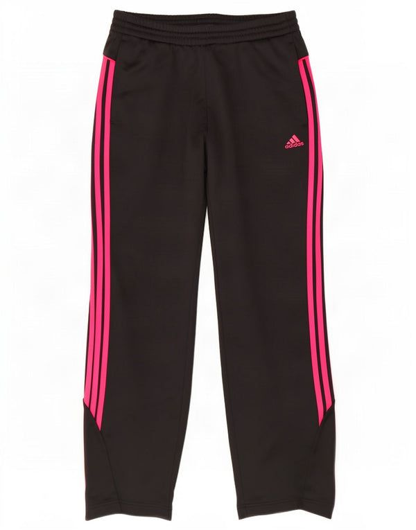 Adidas Damen Trainingshose UK 8/10 Small Schwarz Polyester